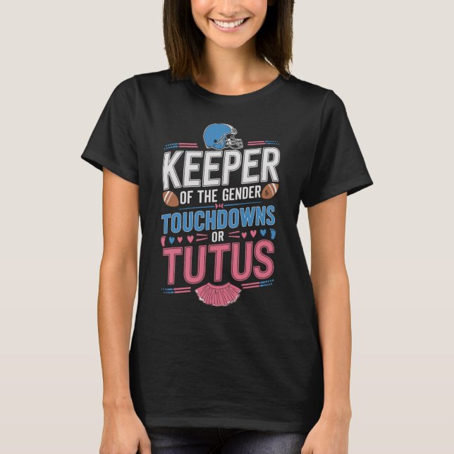 Camiseta Guardião dos Touchdowns de Gênero ou Tutus de Gêne (Frente)
