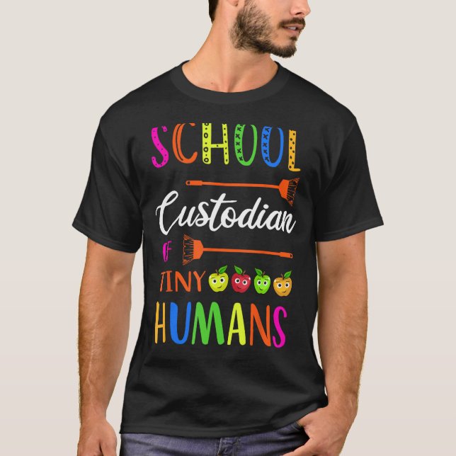 Camiseta Guardião Escolar De Pequenos Humanos Custodiosos J (Frente)