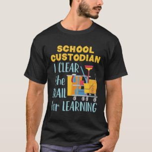 Camiseta Guardião Escolar Eu Limpo o Caminho para Aprendiza