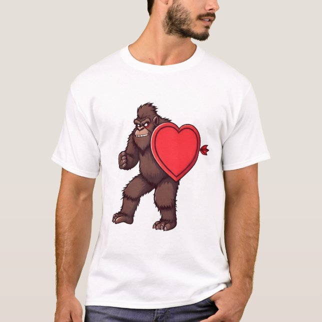 Camiseta Guardião Gorila do Coração Perfurado (Frente)