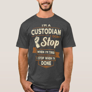 Camiseta Guardião paro quando faço custodiantes engraçad