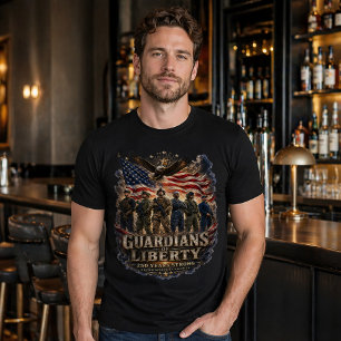 Camiseta Guardiões da Liberdade Tributo Militar América 250