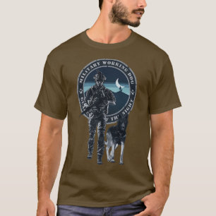 Camiseta Guardiões de cão de trabalho militar e tratadores