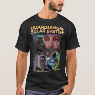 Camiseta Guardiões Do Sistema Solar - Paródia - Desligar T-