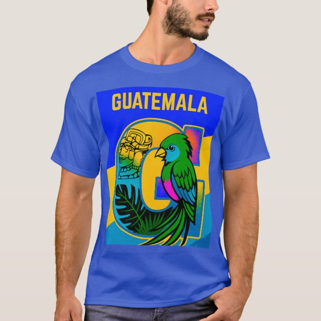 CAMISETA GUATEMALA ARTE POP (Frente)