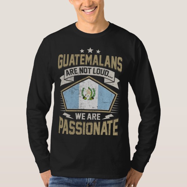 Camiseta Guatemala Flag Passionate Guatemalans Girls & Wome (Frente)