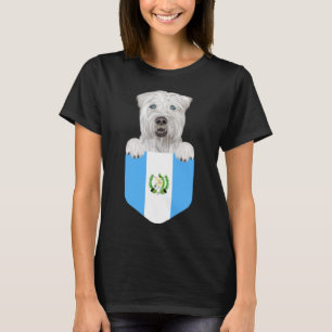 Camiseta Guatemala Flag Soft Coated Wheaten Terrier Dog In
