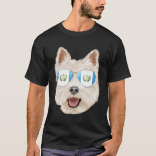 Camiseta Guatemala Flag West Highland White Terrier Guatema