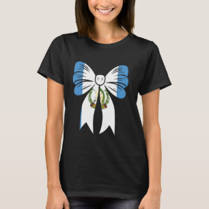 Camiseta Guatemala Girl Coquette Arco Ribbon Prie Guatemala