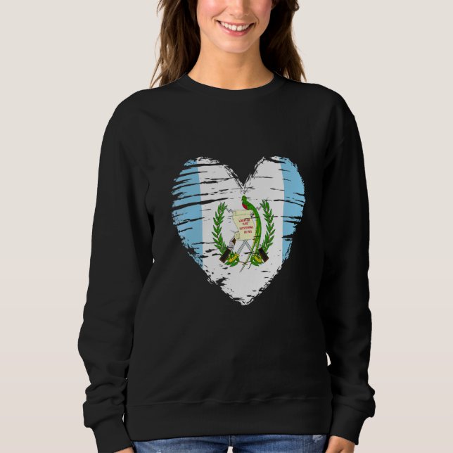 Camiseta Guatemala Heart Guatemala Flag Pride Guatemala (Frente)
