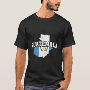 Camiseta Guatemala - Mapa e Sinalizador Souvenir Guatemala