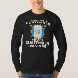 Camiseta Guatemala mora em mim orgulhoso dia da bandeira hi