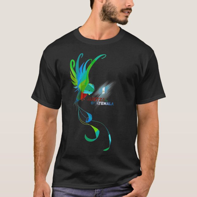 Camiseta Guatemala National Bird Quetzal (Frente)