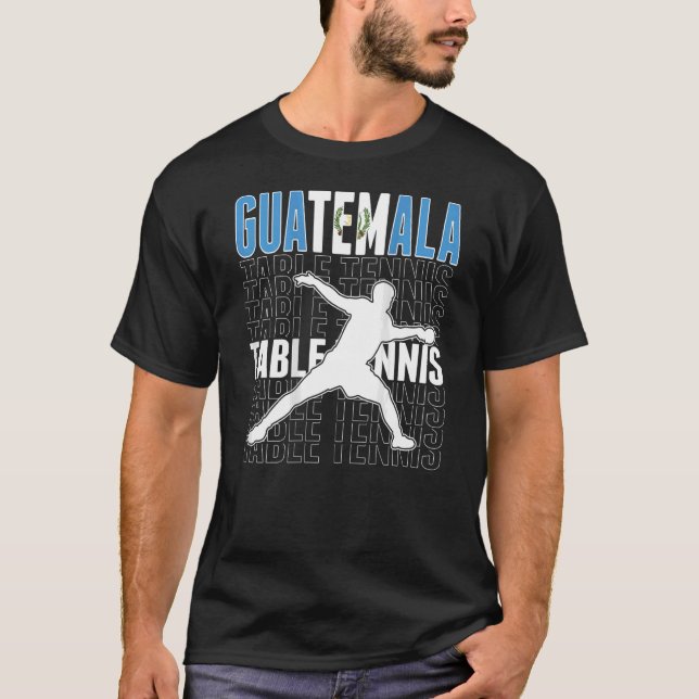 Camiseta Guatemala Ping Pong Mesa Guatemala Supo (Frente)