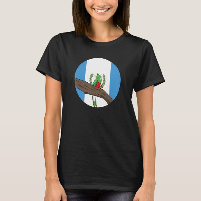 Camiseta Guatemala Proud Hispanic Quetzal National Bird Gua (Frente)
