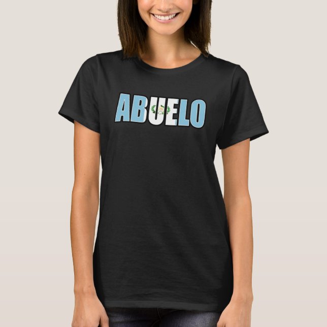 Camiseta Guatemalan Abuelo First Time Grandpa Fathers Day (Frente)