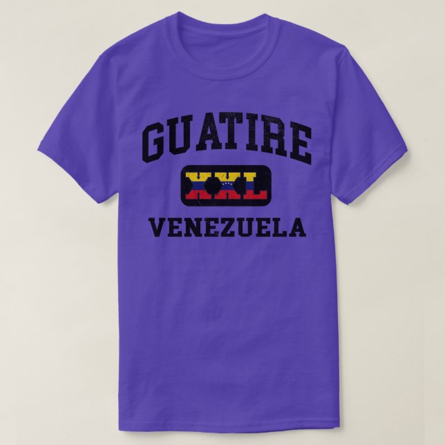 Camiseta Guatire Venezuela XXL design Athletic (Frente do Design)