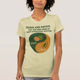Camiseta Guava e Papaya: O Yin e Yang da Digestão
