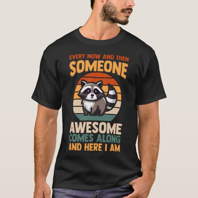 Camiseta Guaxinim Alguém (Frente)