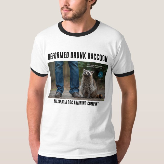 Camiseta Guaxinim Bêbado (Frente)