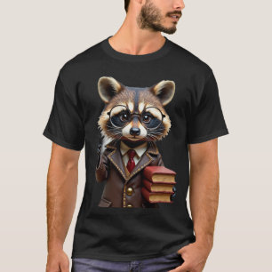 Camiseta Guaxinim Bibliotecário