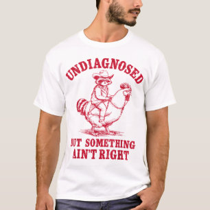Camiseta Guaxinim com Algo Errado, mas sem Diagnóstico