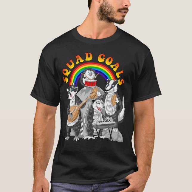 Camiseta guaxinim-da-escada (Frente)