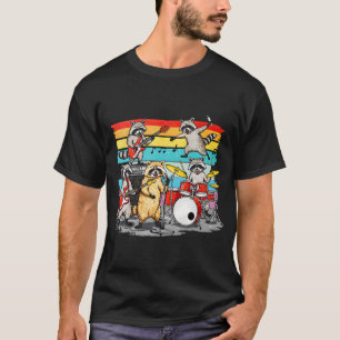 Camiseta Guaxinim descontrolado e feroz