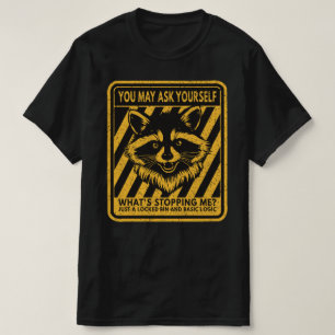 Camiseta Guaxinim Divertido O Que Está Me Impedindo Panda d