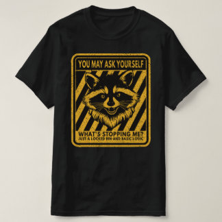 Camiseta Guaxinim Divertido O Que Está Me Impedindo Panda d