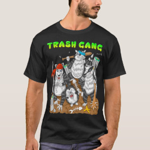 Camiseta Guaxinim-do-lixo