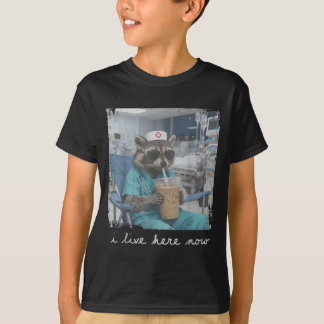 Camiseta Guaxinim Enfermeiro Engraçado Enfermeira do Turno 
