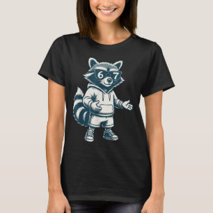 Camiseta Guaxinim Engraçado 67 Meme Seis Sete