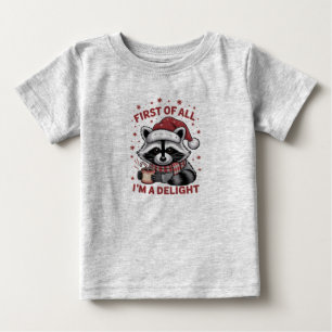 Camiseta Guaxinim Engraçado Antes De Mais Nada Sou Um Delig