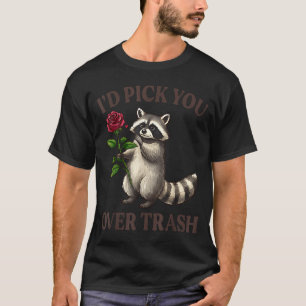 Camiseta Guaxinim Engraçado Eu Te Ck Sobre o Lixo Dia dos N