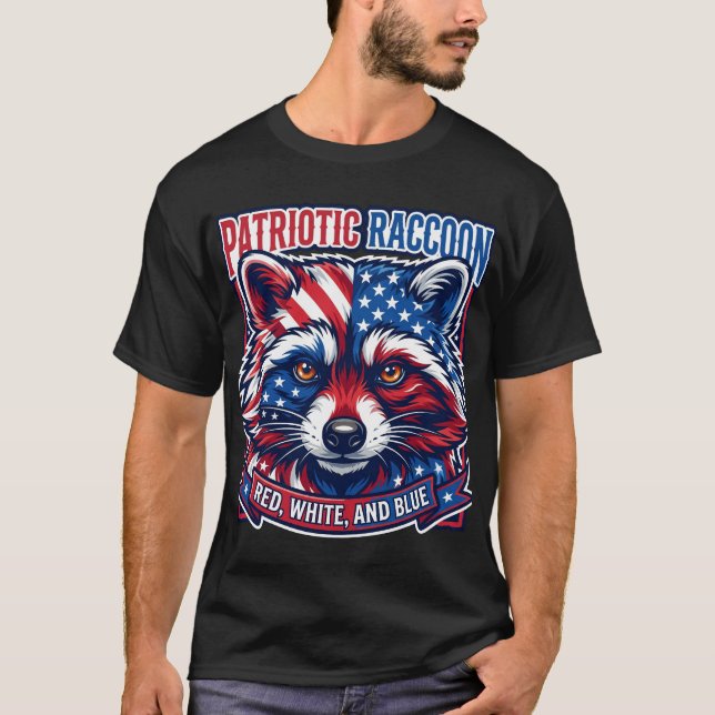Camiseta Guaxinim EUA  (Frente)