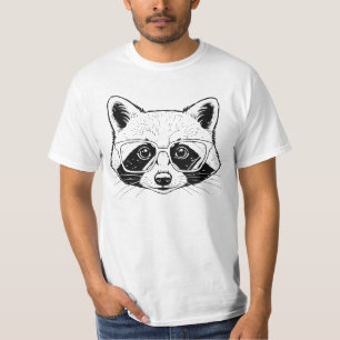 Camiseta Guaxinim Legal com Óculos