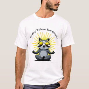 Camiseta Guaxinim Legal Existindo Sem o Seu Consentimento C