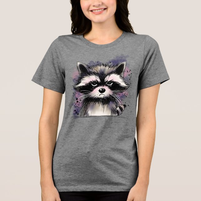 Camiseta Guaxinim Mal-humorado (Frente)