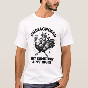 Camiseta Guaxinim ocidental engraçado não diagnosticado em