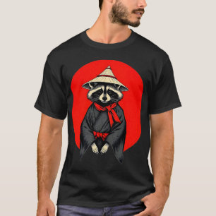 Camiseta Guaxinim Samurai, Quimono de Guaxinim Japonês