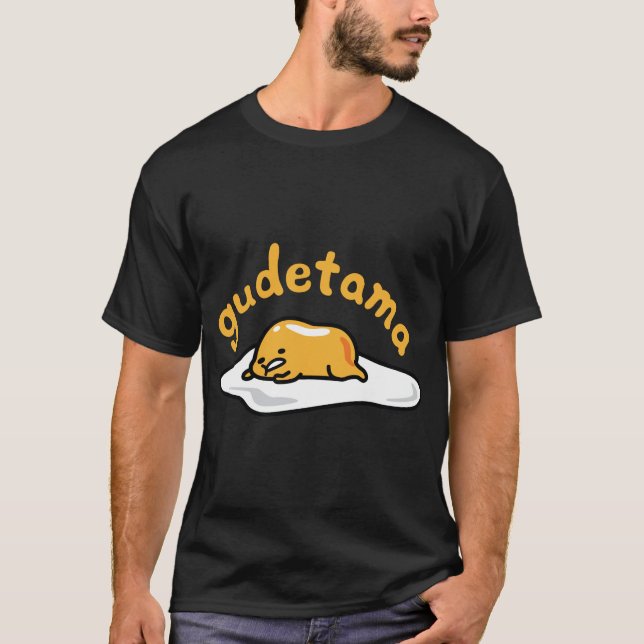 Camiseta Gudetama O Logotipo Preguiçoso Hoodie (Frente)