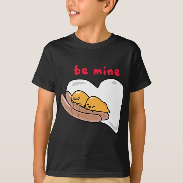 Camiseta Gudetama Seja Mina, Enchido E Namorados De Ovos (Frente)