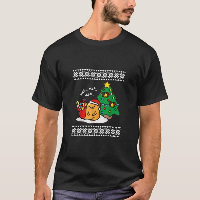 Camiseta Gudetama Ugly Christmas Sweater Tee141 (Frente)