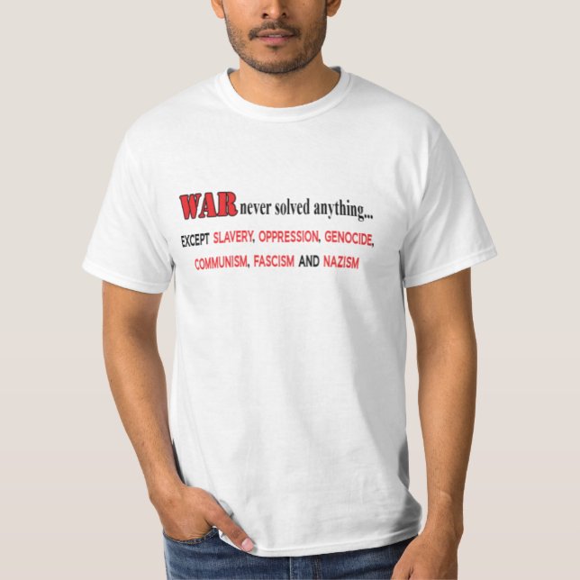 Camiseta guerra (Frente)