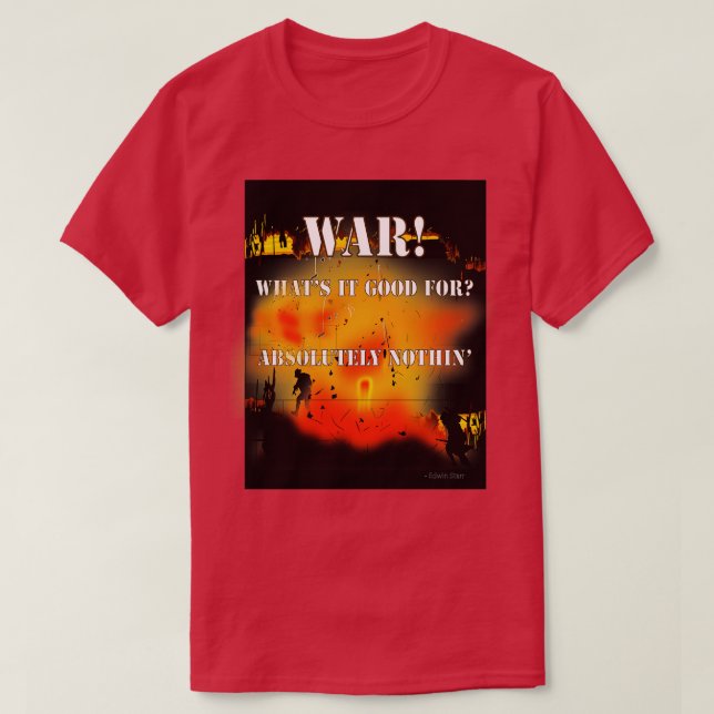 CAMISETA GUERRA (Frente do Design)