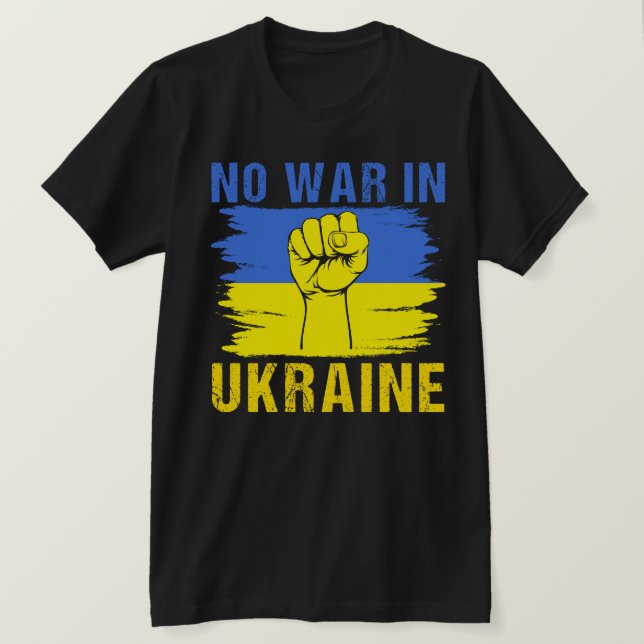 Camiseta Guerra Agora Na Ucrânia (Frente do Design)