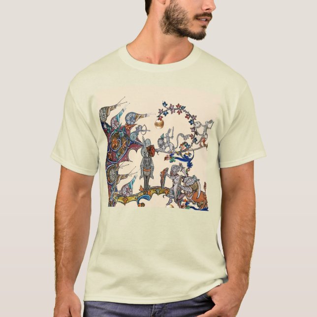 CAMISETA GUERRA BESTIAL MEDIEVAL, KNIGHTS, GIGANTE NALHEIRA (Frente)