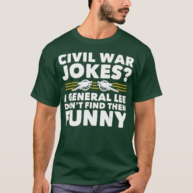 Camiseta Guerra Civil Piada História Engraçada (Frente)