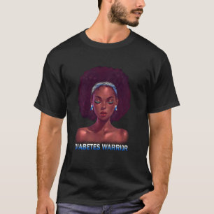Camiseta Guerra da Diabetes Afro-Americana